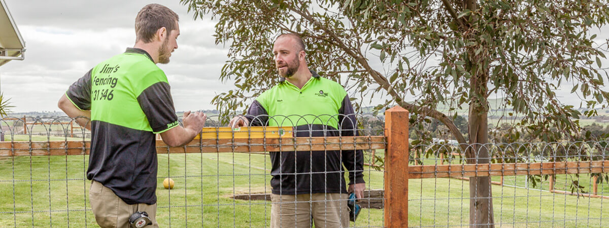 fencing repair by Jim's Fencing