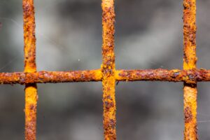 Rust on Metal Fences